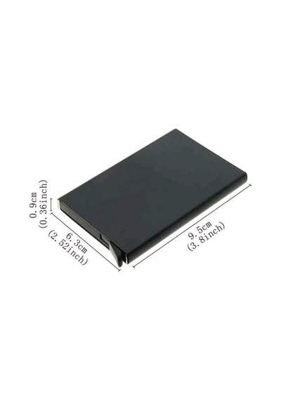 Kişiye Özel Alüminyum Mekanizma - Rfid Block Teknolojisi İle Siyah