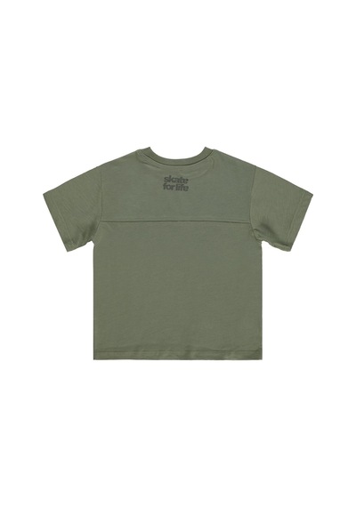 Civil Boys Basic Flamlı 2-5 Yaş Tişört - Haki