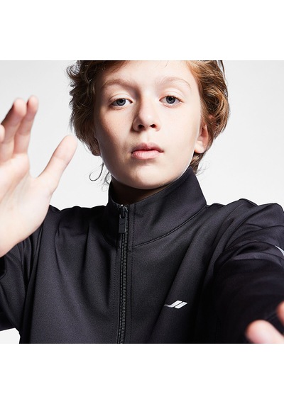 Lescon Siyah Çocuk Fermuarlı Sweatshirt 25s-3249-25n