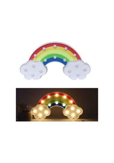 Led Işıklı Gökkuşağı Gece Lambası Dekoratif Aydınlatma Diğer