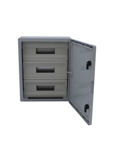 Çetinkaya 35x50x19,5 Abs Pano 3x15 Opak Kapaklı 45 Otomat Pano Çp 5107