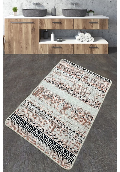 Raquel Banyo Halısı Djt 70x120 cm Banyo Halısı Paspas Yıkanabilir Kaymaz