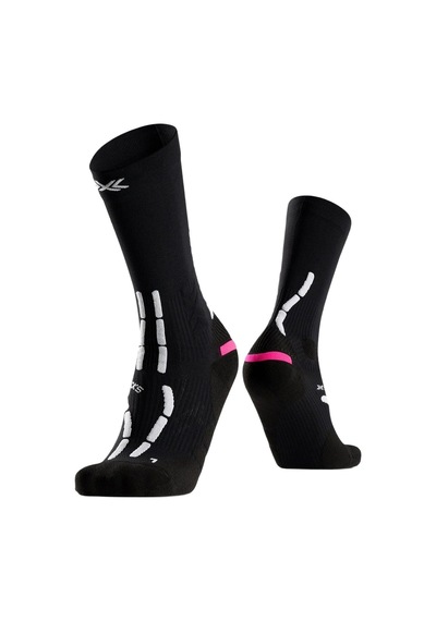 X-bıonıc X-bionic X-socks Trail Anatomix Crew Unisex Koşu Çorabı Xbxw Siyah