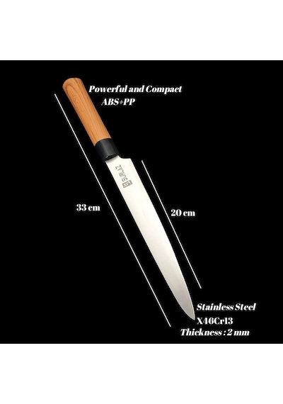 Sürlaz Profesyonel Japon Şef Bıçağı Balık Fileto Bıçağı 33 Cm Genel