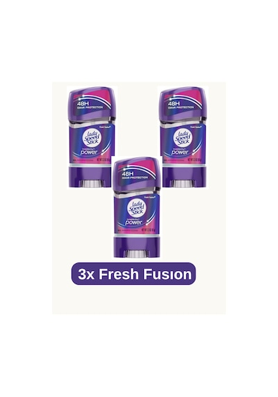Lady Speed Fresh Fusion Stick Deodorant 3 x 65 G