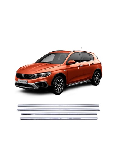 Fiat Egea Cross Krom Cam Çıtası 4 Kapı P.çelik 2020 Sonrası