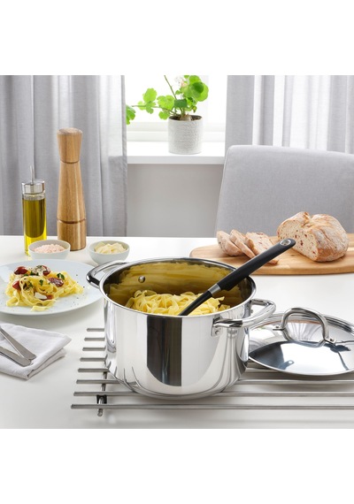 Ikea 365+ Çelik Tencere 5 Lt Gümüş