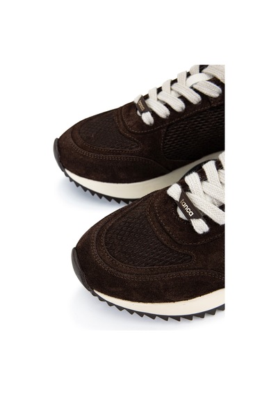 Tamer Tanca Kadın Hakiki Deri Kahverengi Süet Sneakers & Spor Ayakkabı 154 7161 Bn Ayk Y26 Kahve Suet