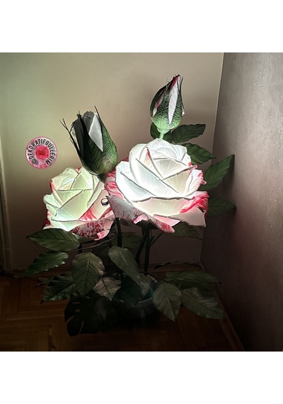 Favorite Beyaz Lambader 112cm 2,5kg 220volt Dekoratif Organik
