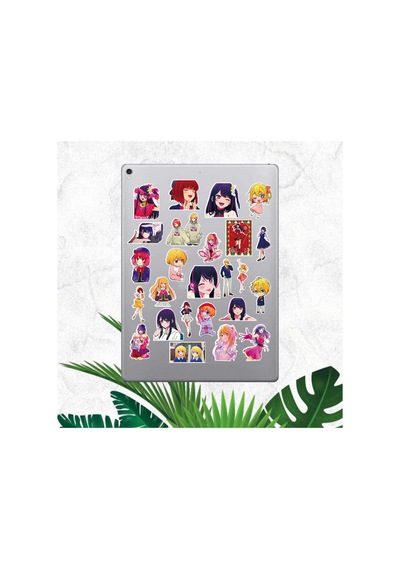 Oshi No Ko Sticker Seti Laptop Ajanda Notebook Tablet Telefon Defter Etiket Bullet Journal Diğer