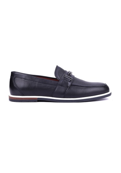 Shoetyle - Hakiki Deri Siyah Renk Erkek Loafer - 900-5219-1482