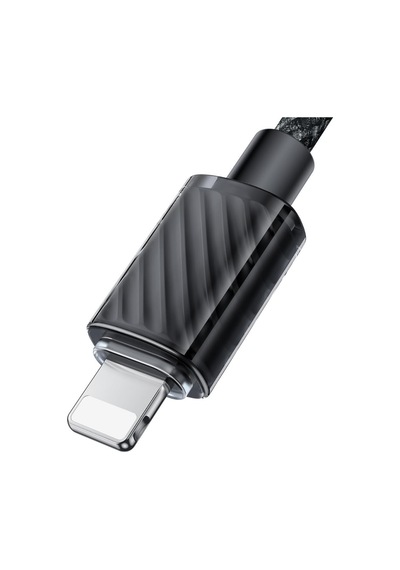 Ayrex Mcdodo Ca-3660 Crystal Serisi Type-c To Lightning 36w Pd Hızlı Şarj Ve Veri Aktarım Örgü Kablo Siyah 1.2m Diğer