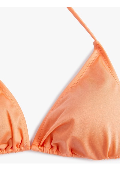 Koton Üçgen Bikini Üstü Basic Turuncu 4sak10081mm 4SAK10081MM227