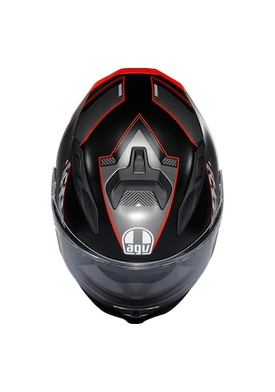 Agv K7 MPLK Kyber Motosiklet Kaskı Siyah - Kırmızı