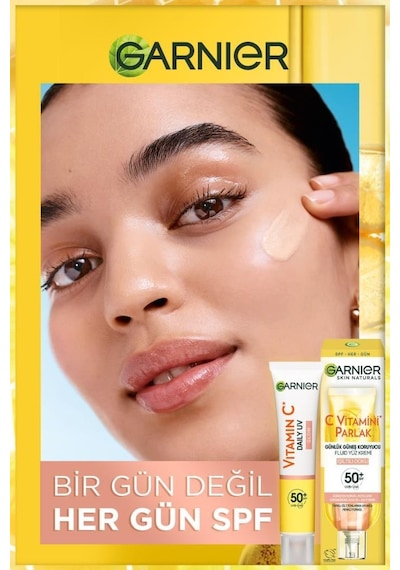 Garnier Vitamin C Daily Uv Glow Günlük Koruyucu Yüz Güneş Kremi SPF50+ 40 ML