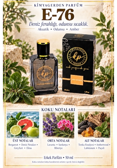 KP E-76 Erkek Parfüm EDP 50 ML