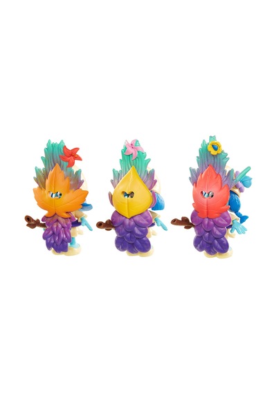 Şirinler Kayıp Köy Smurfstorm 3'Lü Figür Set Model 1