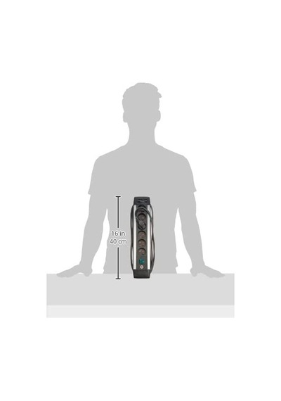 Brennenstuhl An4 Premium Alu-line Grup Priz İle Şalter 1,8 M H05vv-f 3 G1,5, Gri, 1391001066