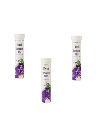 Orzax Efervit Sambucus Nigra 20 Tablet 3 Adet