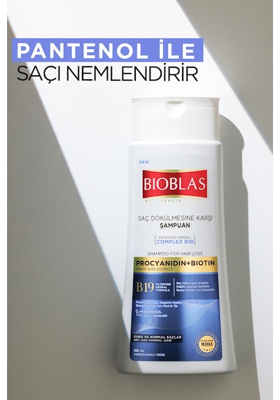 Bioblas Procyanıdın & Biotin Dökülen Saçlar için Şampuanı 360 ml - Dökülme Karşıtı Şampuan