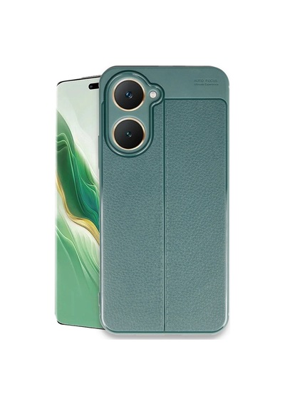 Vivo Y18 Kılıf Auto Focus Kapak Koyu Yeşil