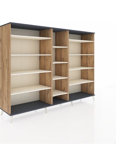 Hyperion Dolap 11 Raflı 220x44x163 Çam-antrasit/aytaşı Çam-antrasit/aytaşı Hyperion Dolap 11 Raflı 220x44x163 Çam-antrasit/aytaşı Çam-antrasit/aytaşı