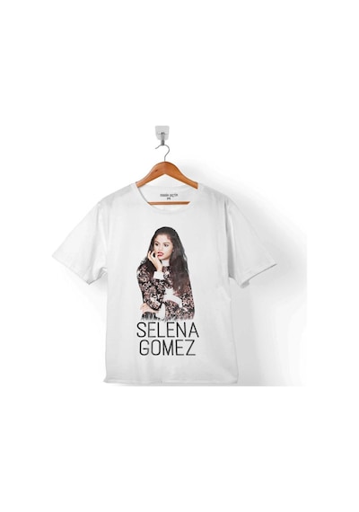 Selena Gomez Fotoğraf Tasarımlı Çocuk Tişört 001