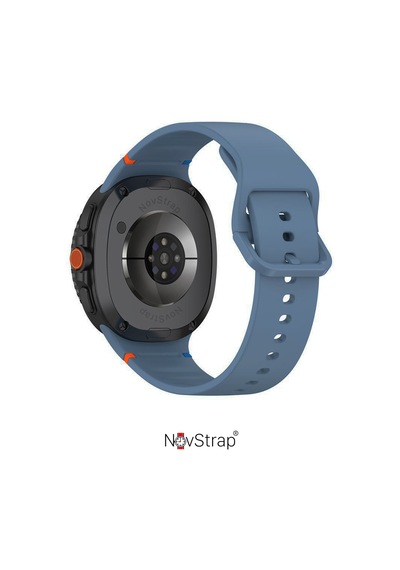 Novstrap Samsung Galaxy Watch 8 40mm 44mm Classic 46mm İle Uyumlu Kordon Lansman Silikon Kayış
