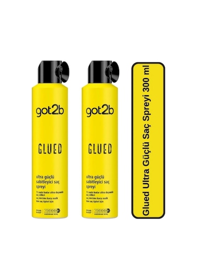 Schwarzkopf Got2b Glued Maksimum Tutucu Saç Spreyi 2 x 300 ML