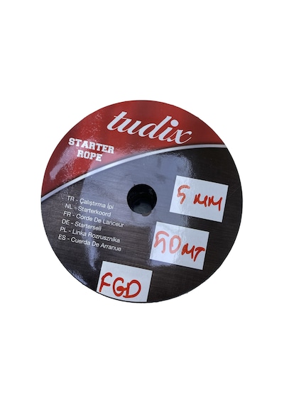 Fgd Motor Çekme Çalıştırma Starter İpi 5 Mm 50 Metre