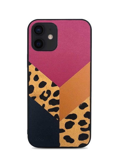 Kajsa Apple Uyumlu iPhone 12 Pro Kılıf Kajsa Glamorous Serisi Leopard Combo Kapak ZORE-216729