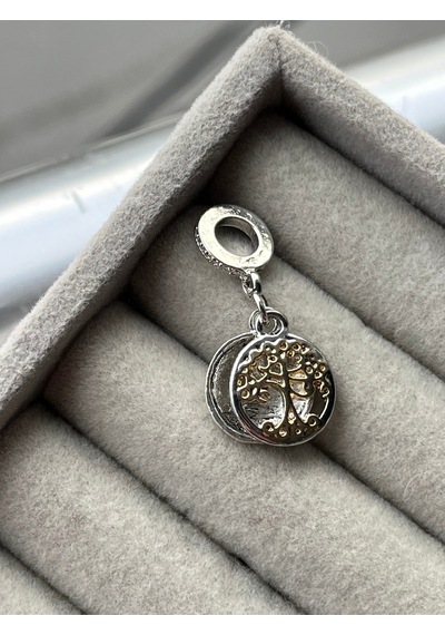 Aile Kökleri Dangle Charm Gümüş