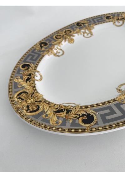 Versace Prestige Gala Oval Porselen Servis Tabağı 40 Cm 19325-403637-12740