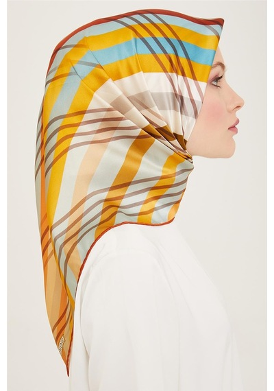 Armine Twill İpek Eşarp 24ya9107 32 - Desenli