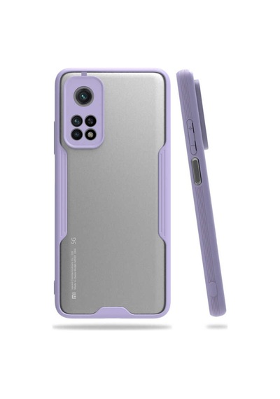Xiaomi Mi 10T Pro 5G Kilif Kenar Renkli Kamera Korumali Mat Kapak 486326494