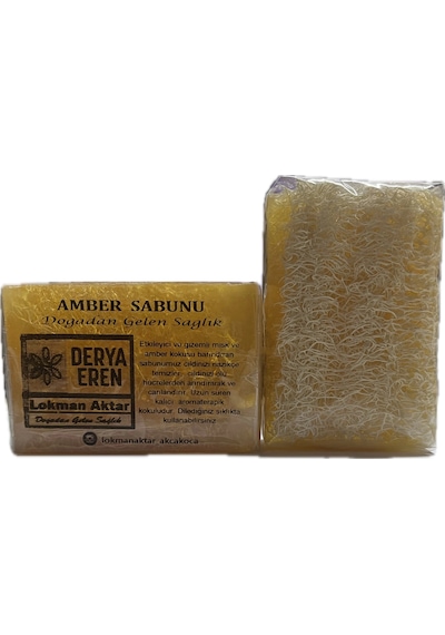 Doğal Kabak Lifli Amber Sabunu 100-120gr 2adet