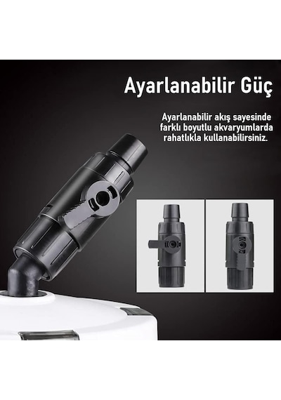 Valkyrie Hw-603b Dış Filtre 400 Litre 6w Sessiz Çalışma Transparan Yüksek Kapasite