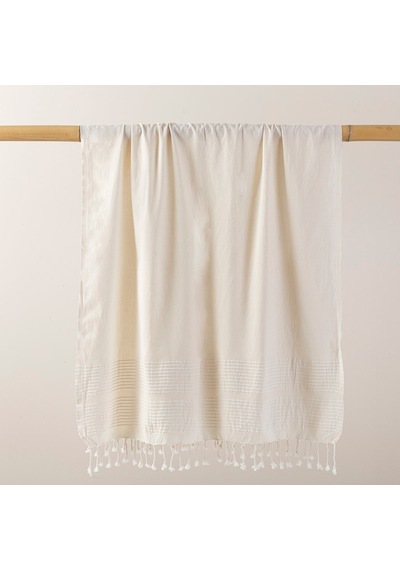 Codruta %100 Pamuk Peştamal 90x170 Cm Natural/ekru