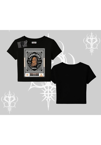 Tarzsokak Babby Tee Tshirt Fossilized Skull Underground Archive Siyah