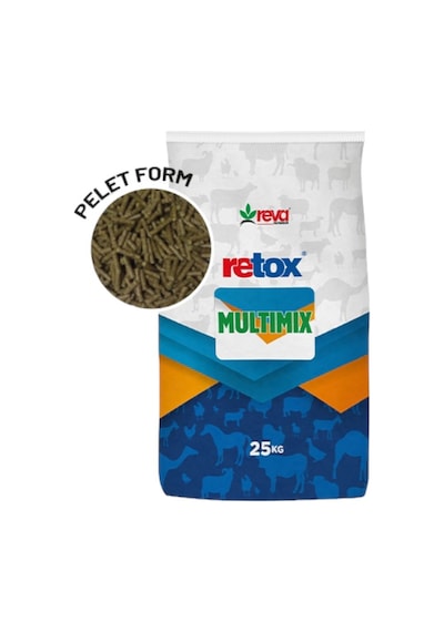 Retox Multimix Yüksek Süt Verimli Hayvanlar İçin Yem Katkı 20 Kg