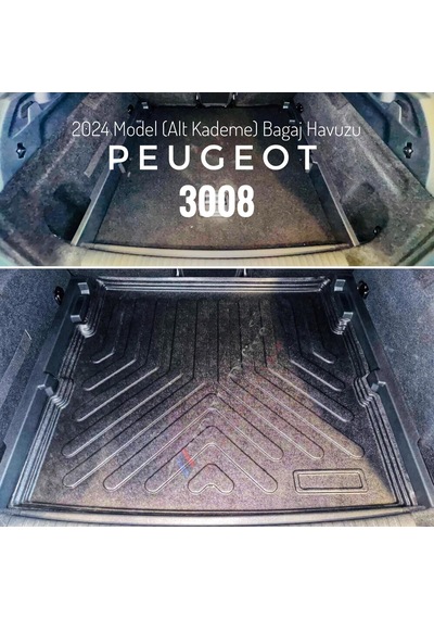 Yeni Peugeot 3008 Bagaj Havuzu, Alt Kademe 4k Kokusuz , 2024-