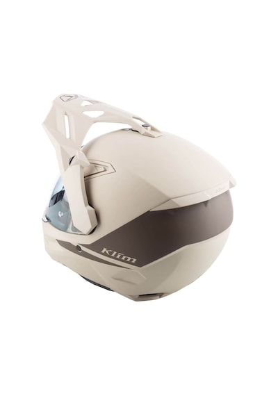 Klim X1 Alpha Carbon Korumalı ADV Motosiklet Kaskı Krem Kahverengi