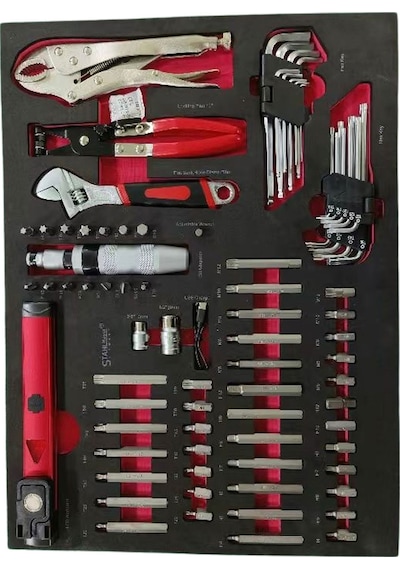 Grayzer GSTH215P 6 Çekmeceli Dolu Takım Arabası 261 Parça (Takımlar Stahlmayer)