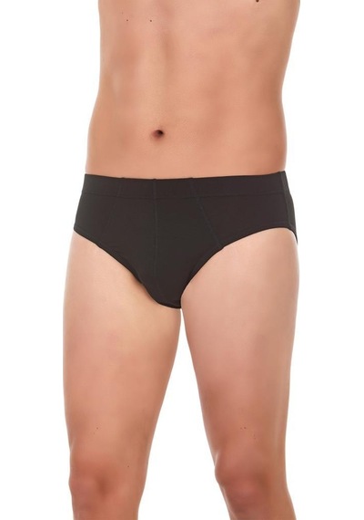 6 Adet Yıldız Erkek Bambu Slip Külot Siyah 396 Siyah