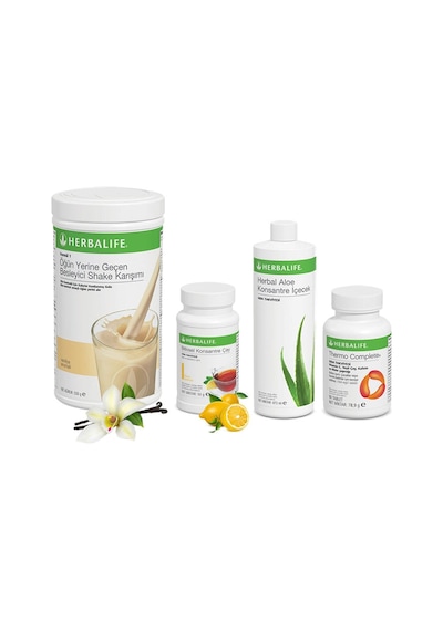 Herbalife Shake Vanilya Çay Limon Aloe Vera Thermo Complete