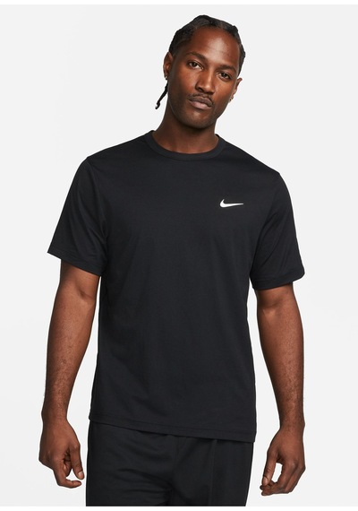 Nike Bisiklet Yaka Düz Siyah Erkek T-shirt Dv9839-010 M Nk Df Uv Hyverse Ss