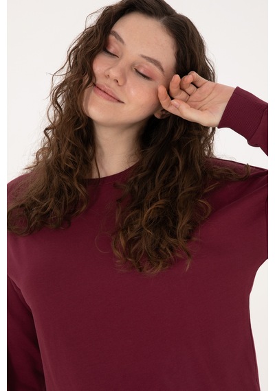 U.S. Polo Assn. Kadın Vişne Yılbaşı Temalı Pijama Takımı 50318899-VR223 U.S. Polo Assn. Kadın Vişne Yılbaşı Temalı Pijama Takımı 50318899-VR223