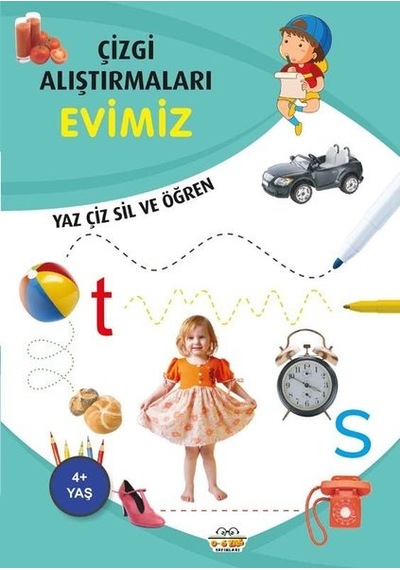 Evimiz - Çizgi Alıştırmaları 4+ - Emine Ulusoy
