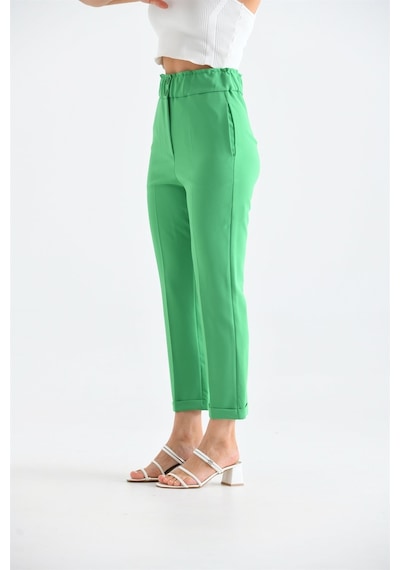 Ftz Women Kadın Douable Crep Benetton-benetton Yeşil