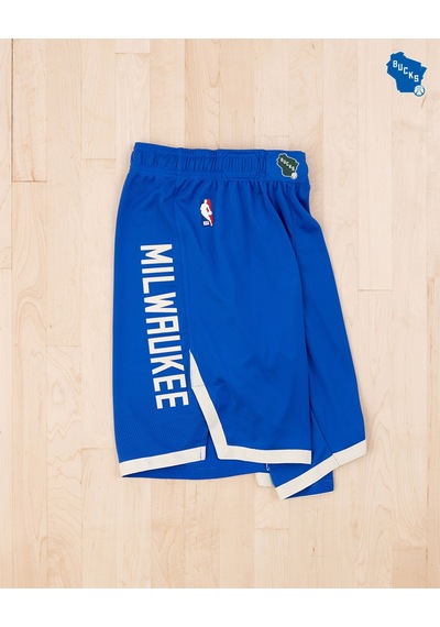 Nike Nba Cıty Edıtıon Milwaukee Bucks Basketbol Şortu-sportxstore Mavi